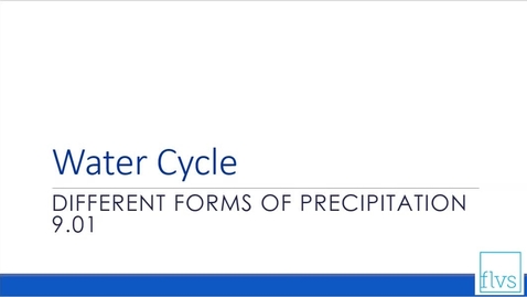 Thumbnail for Types of Precipitation