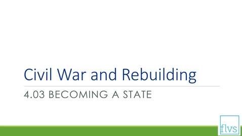Thumbnail for Becoming a State