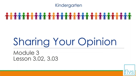 Thumbnail for Sharing Your Opinion