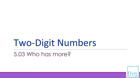 Thumbnail for Comparing numbers