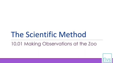 Thumbnail for entry Scientific Method