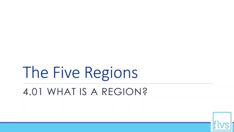 Thumbnail for entry What is a Region?