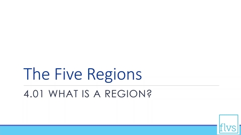 Thumbnail for What is a Region?