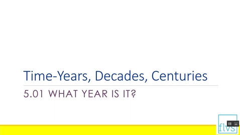 Thumbnail for Time-Years, Decades, Centuries