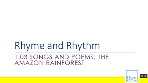 Thumbnail for entry Understanding Rhyme and Rhythm