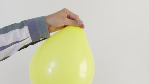 Thumbnail for entry Releasing a yellow balloon