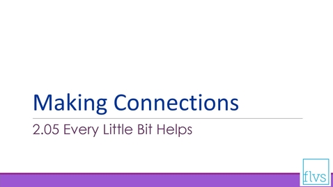 Thumbnail for Making Connections