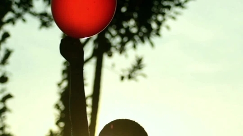 Thumbnail for entry Releasing a red balloon