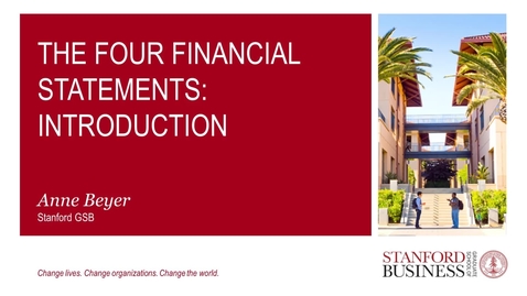 Thumbnail for The Four Financial Statements: Introduction