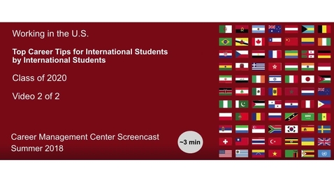 Thumbnail for 2018 International MBA Admit Screencast Presentation Abbreviated Video II_Final_09182018