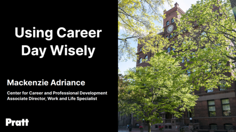 Thumbnail for Using Career Day Wisely