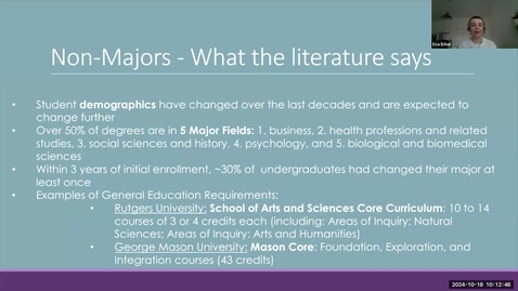 Thumbnail for Teaching Non-Major Students: Challenges and Possibilities