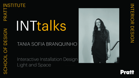 Thumbnail for entry INTtalks: Interactive Installation Design with Tania Sofia Branquinho