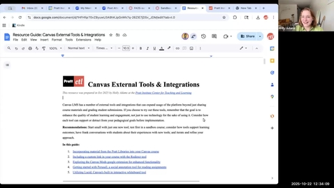 Thumbnail for Canvas: External Tools and Integrations