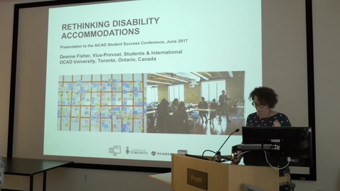 Thumbnail for AICAD at Pratt 2017 :Rethinking Disability Accommodations &amp;  Best Practices in Accommodating Students with Disabilities in Art &amp; Design Programs