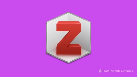 Thumbnail for entry Intro to Zotero