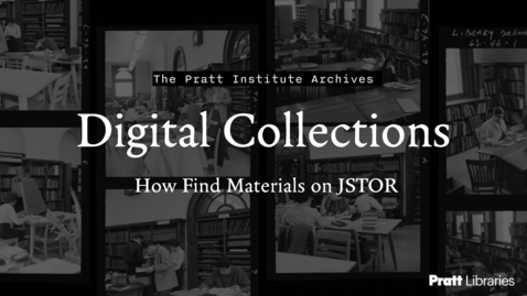 Thumbnail for Using the Pratt Libraries' Digital Collections