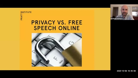 Thumbnail for Privacy vs Free Speech: a panel discussion