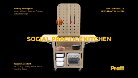 Thumbnail for entry Research Open House 2020 — Social Practice Kitchen