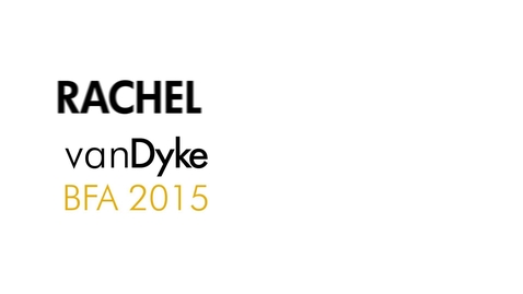 Thumbnail for entry Rachel vanDyke The Writing Program BFA 2015