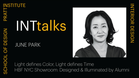 Thumbnail for INTtalk: Light Defines Color, Light Defines Time with June Park