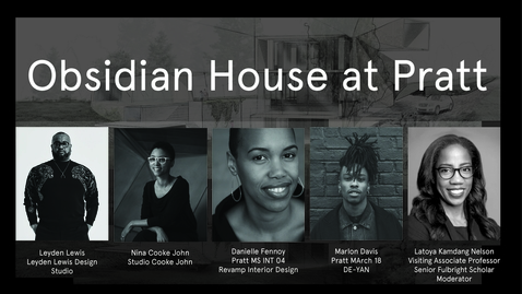 Thumbnail for Obsidian House at Pratt roundtable conversation