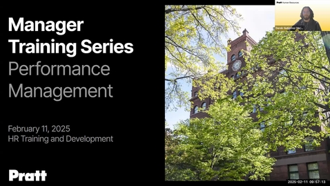 Thumbnail for Manager Training Series: Performance Management