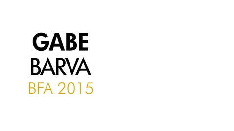 Thumbnail for Gabe Barva The Writing Program BFA 2015