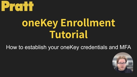 Thumbnail for OneKey Enrollment Tutorial