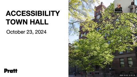 Thumbnail for Accessibility Town Hall 2024