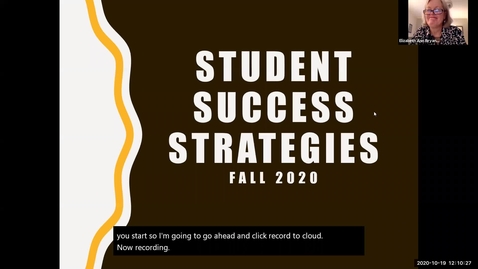 Thumbnail for entry Student Success Strategies Fall 2020