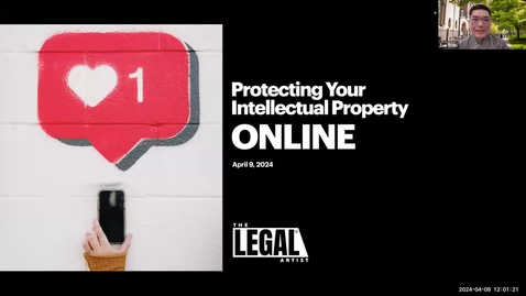 Thumbnail for entry Alumni Engagement Webinar: Protecting Your Intellectual Property Online