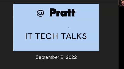 Thumbnail for entry Tech Talks September 2022