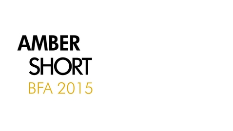 Thumbnail for Amber Short The Writing Program BFA 2015