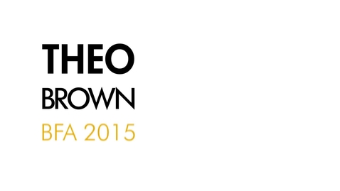 Thumbnail for Theo Brown The Writing Program BFA 2015