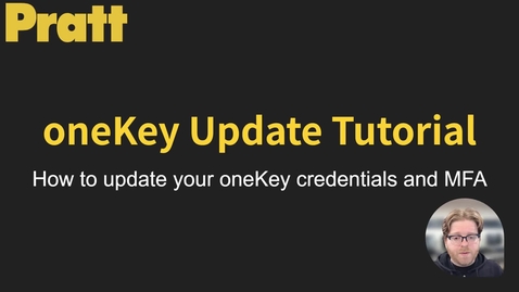 Thumbnail for OneKey Update Tutorial