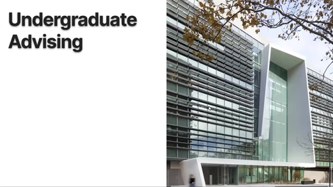 Thumbnail for Undergraduate Advising - Supporting Faculty