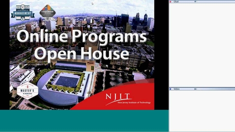 Thumbnail for entry NJIT Online Programs Open House - Engineering Management-20171114 1701-1