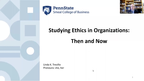 Thumbnail for Verizon Professorship in Business Ethics - October 19, 2021