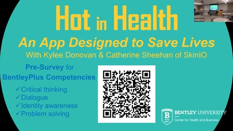 Thumbnail for entry Hot in Health:  An App Designed to Save Lives – with SkinIO - October 17, 2023