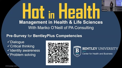 Thumbnail for entry Hot in Health:  Consulting for Life Sciences - October 31, 2023