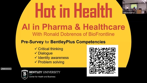 Thumbnail for entry Hot in Health :  AI in Pharma &amp; Healthcare - October 3, 2023