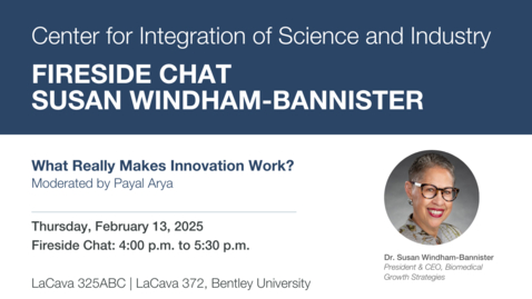 Thumbnail for Fireside Chat:  Susan Windham-Bannister - February 13, 2025