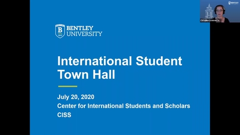 Thumbnail for July 2020 International Students Webinar