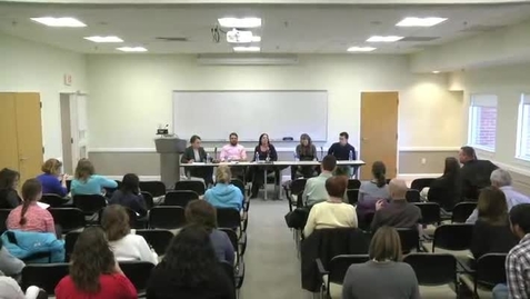 Thumbnail for entry Disability Awareness Panel Discussion - 10/27/2014