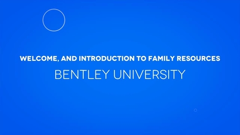 Thumbnail for Welcome, and Introduction to Family Resources