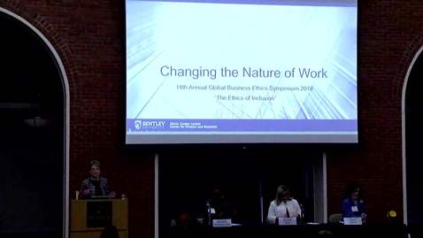 Thumbnail for 14th Annual Global Business Ethics Symposium: Changing Nature of Work