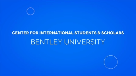 Thumbnail for entry Center for International Students &amp; Scholars