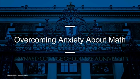 Thumbnail for PEN Distinguished Lecture Series - Dr. Sian Beilock - 2/21/19