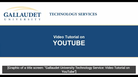 Thumbnail for Video Tutorial on YouTube